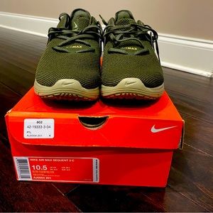 Nike Air Max Sequent Size-10.5, color-olive